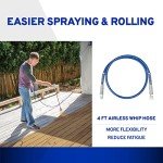 Graco 3/16" Whip Hose - 4 Feet