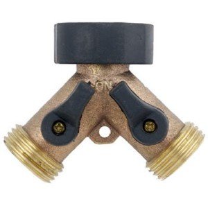Bosch Brass Y-Connector for Garden Hose Setup