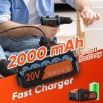 20V Cordless Drill Set with 42 Bits