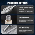 2-Pack Electric Pipe Threading Tool Set