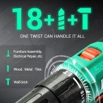 DCA 20V Cordless Hammer Drill Set with Bits