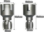 2-Pack Electric Pipe Threading Tool Set