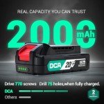 DCA 20V Cordless Hammer Drill Set with Bits