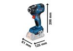 Bosch 18V Cordless Impact Driver GDR 200 Nm