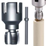 Electric Pipe Thread Cutting Tool Kit for Home Use