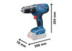 Bosch 18V Cordless Hammer Drill with Batteries & Charger