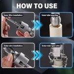 Electric Pipe Thread Cutting Tool Kit for Home Use