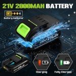 21V Cordless Power Drill Set with 28 Bits