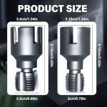 Electric Pipe Thread Cutting Tool Kit for Home Use