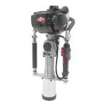 Bepritm Pile Driver, 38CC 4 Stroke T-Post Gas Powered Petrol Pile Driver Garden Fencing Farm Pile Hammer Heavy Duty Single Cylinder Fence Push Pile Driving Machine (4-stroke 37.7cc)
