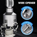 Pipe Thread Cutting Tool, 2025 New Electric Drill Compatible Pipe Threader Kit, Upgrade Integrated Internal External Pipe Threading Tool 1/2" 3/4" (1/2"+3/4") (1/2"+3/4")
