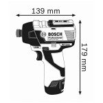 Bosch Professional GDR 12 V-EC Cordless Impact Driver (Without Battery and Charger) - Carton