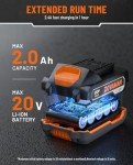 DOVAMAN Cordless Drill Driver, 20V Brushless Hammer Drill 575 in-lbs, 2-Speed, 1/2’’ Metal Chuck, 18+1+1 Clutch, Battery & Charger, Drill Driver Kit for Wood, Steel, Light Concrete (TITANCE X6)