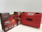 Thor's Machinery 2-in-1 Drill & Hammer, 16.8V Cordless Brushless Drill Set – 2-Speed, 3/8'' Keyless Chuck, LED, 2 Batteries, 1 Charger, 12-Piece Bit Set, 1 Hammer-Plate & 1 Bit Holder Attachment