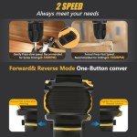 JENABOM Cordless Drill Set 21V, Electric Screwdriver with 2 Batteries 2000mAh, 25+3 Torque Cordless Hammer Drill, 2-Speed, 42N.m Max, LED Work Light for Home and Garden DIY Project