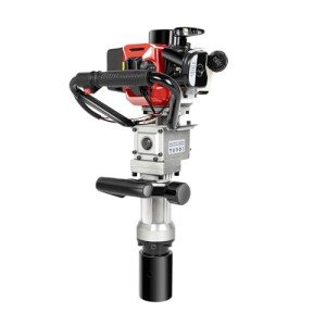 DELOPVIO 32.7CC Gas Powered T-Post Driver, 900W 2-stroke Garden Fencing Tool Farm Piling Driver, 8500RPM Gas Powered Pile Driver Fence Post Driver Portable Petrol Piledriver