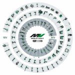 HiKOKI Akku-Bohrschrauber DS18DA (18V, Li-Ion, 50 Nm, 20-stufige Drehmomenteinstellung, LED, im Transportkoffer, INKL. 2X 2.0 Ah Akku und Ladegerät