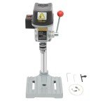 SHZICMY 340W Mini Drill Press, 3-Speed Benchtop Drill Press, Electric Bench Wood Drilling Machine for DIY Creation, Small and Precise Work Like Jewelry Making Woodworking