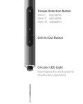 HOTO SNAPBLOQ™ D-A03 Electric Mini Drill Pen with 20 Bits, Brushless Motor, 3-Speed USB-C Rechargeable Electric Hand Drill, Power Tool for PCB, Jewelry Making, Wood, Plastic, DIY, 3D Printer