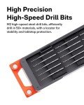 HOTO SNAPBLOQ™ D-A03 Electric Mini Drill Pen with 20 Bits, Brushless Motor, 3-Speed USB-C Rechargeable Electric Hand Drill, Power Tool for PCB, Jewelry Making, Wood, Plastic, DIY, 3D Printer
