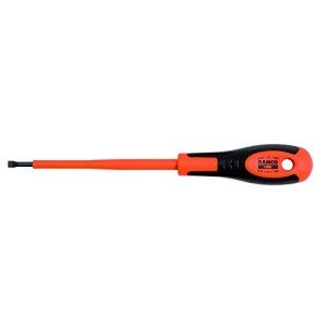 Bahco 613-4-100 Slotted Screwdriver, Multi-Colour, 0.8 x 4.0 x 100 mm