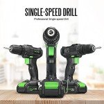 GALAX PRO Cordless Drill Driver 20V,1.3Ah Battery Power Drill Driver with Single Speed 0-600RPM,and Work Light, Max Torque 20N.m, 3/8 Inch Keyless Chuck, 19+1 Position,Battery and Charger Included