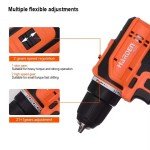 HARDEN 20V Cordless Drill – 2 Li-ion Batteries, 35Nm Torque, 21+1 Clutch Settings, 0-1350rpm, Fast Charging, Ideal for Wood & Steel – Includes Charger, Screwdriver Bit, and Nylon Carrying Bag