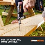 WORX Nitro 20V SwitchDriver 2.0 with 85 pc Accessory Kit, 2-in-1 Brushless Cordless Drill Driver, Drill Set Rotatable Dual 1/4" Chucks, WX177L.2 – (Battery & Charger Included)