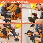 IRONFIST Cordless Drill Driver, Wireless Screwdriver 12V 23Nm Recharge Lithium Battery With Led Light