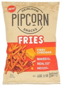 PIPSNACKS Fiery Cheddar Fries, 5 OZ