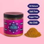 Fadwa Masala Butter Chicken Spice Mix - 4.5 oz Jar, Salt & Sugar Free, Non-Spicy Authentic Desi Spices for Pakistani & Indian Cooking, Curry, Garam Masala - No Artificial Ingredients - Gluten Free