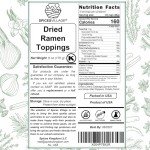 Spices Village Dried Ramen Toppings, Vegetable Mix, Nutritious Dehydrated Vegetables, 16 oz, Ideal for Ramen Noodles, Premium Dried Veggies for Soups and Cooking, Kosher, Natural