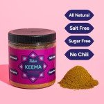 Fadwa Masala Keema Spice Mix - 4.5 oz Jar, Salt & Sugar Free, Non-Spicy Authentic Desi Spices for Pakistani & Indian Cooking, Curry, Garam Masala - No Artificial Ingredients - Gluten Free
