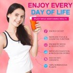 Zoone Super Yerba Mate Instant Tea Powder with Prebiotics & Probiotics - Raspberry Lemonade Flavor for Gut Health, Energy Boost & Focus - 30 Servings Packets