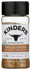 KINDERS Organic Grilled Chicken Seasoning, 3 OZ