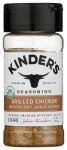 KINDERS Organic Grilled Chicken Seasoning, 3 OZ
