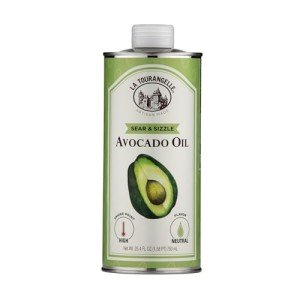 La Tourangelle Sear & Sizzle Avocado Oil, Handcrafted from Premium Avocados, High Smoke Point Refined Oil Great for High Heat Cooking, Frying, Cast Iron Seasoning, 25.4 fl oz