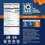 IQBAR x Chef Thomas Keller - Brain and Body Plant Protein Bars - Salted Caramel Chip - 12-Count, Low Carb, High Fiber, Gluten Free, Vegan Snacks - Low Sugar High Protein - Low Calorie Keto Energy Bars