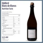 Oddbird GSM Non Alcoholic Red Wine & Blanc de Blancs Sparkling Non Alcoholic Dry White Wine, Gluten Free, Zero Proof with Dealcoholized Grapes, Two 25.4 fl oz Bottles