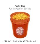 Colby Ridge Blue Gourmet Craft Popped Gluten Free Popcorn Bulk Sized Large Gift Party Bags (Bulk 5 Gal. 80 Cups)