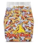 Toblerone Chocolate Bars Bulk Candy Variety Pack - 85 Pieces Individually Wrapped Chocolate Candy Bulk - Bulk Toblerone Mini Milk Chocolate Candy Assortment Perfect for Sharing, Snacking and Parties - (85 Pieces)