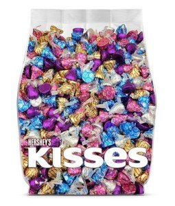 Hershey Kisses Assorted Candy - 200 Pieces Assorted Hershey Kisses Bulk - Kisses Chocolate Candy Individually Wrapped - Bulk Chocolate Candy for Gift Bags, Party Favors, Snacking and Sharing - 2 Pounds