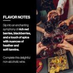 Oddbird GSM Non Alcoholic Red Wine & Blanc de Blancs Sparkling Non Alcoholic Dry White Wine, Gluten Free, Zero Proof with Dealcoholized Grapes, Two 25.4 fl oz Bottles