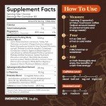 FIDUS Instant Mushroom Coffee, 16 Adaptogenic Mushrooms with Ashwagandha, Lion’s Mane, Cordyceps & Magnesium, Supports Focus, Energy & Digestion, 50 Servings