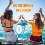 Hoppy Hour Sparkling Hop Water, Non-Alcoholic and Adaptogens Drink, Zero Sugar and Calories, Refreshing Blackberry Lemon Flavor, 12 oz Cans (12-Pack)