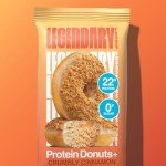Legendary Foods 22g Crumbly Cinnamon Protein Donut – 8 Pack (2 Donuts per Pack) – High Protein, Zero Sugar, Gluten Free, Low Carb, Keto Friendly Snack – Healthy Donuts for GLP-1, Diabetic & Bariatric Diets