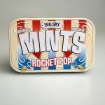 Big Sky Sugar Free Mints Rocket Pop | No Artificial Colors or Flavors | Kosher, Vegan, Gluten Free | Aspartame & Xylitol Free | 50 Count Tin (Pack of 6)