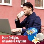 French Vanilla Creamer Singles, 48 Pieces of Individual Coffee Creamers, Perfect Delight French Vanilla Creamer for Home, Office or On the Go, Flavorful Coffee Experience Anytime