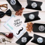 Father's Day Nut Gift Baskets - 6 Pillow Boxes Perfect Gifts for Fathers Day Celebrations, Special Dad Gifts For Fathers Day