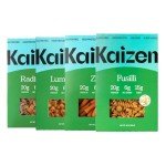 Kaizen Pasta Variety Pack - Keto, Low Carb, High Protein (20g), Gluten-Free, Keto-Friendly (6g Net), Plant-Based Lupini Noodles with High Fiber Lupin Flour